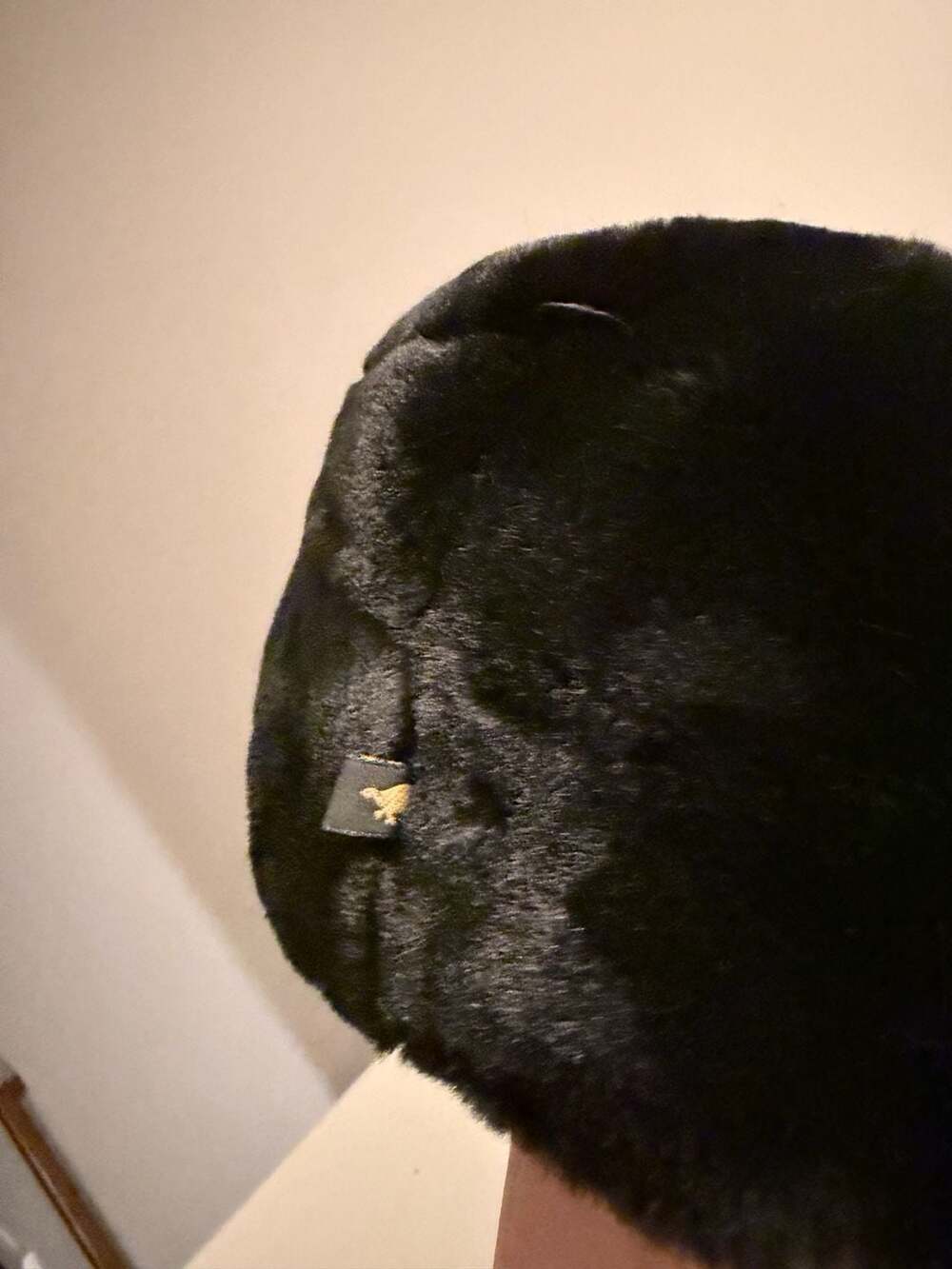 Turtle Fur Black Faux Fur Winter Hat Pillbox Bucket Hat Made in USA - Picture 3 of 8